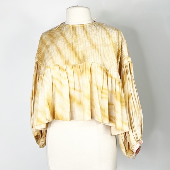 Story mfg. Mon Tie Dye Tie Back Top - Picture 13 of 16